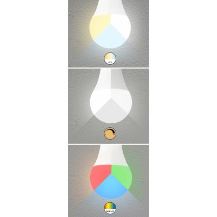 Rabalux - LED RGB Stmievateľná žiarovka GU10/5W/230V Wi-Fi 3000-6500K