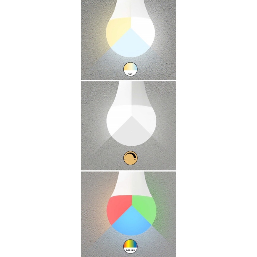 Rabalux - LED RGB Stmievateľná žiarovka GU10/5W/230V Wi-Fi 3000-6500K