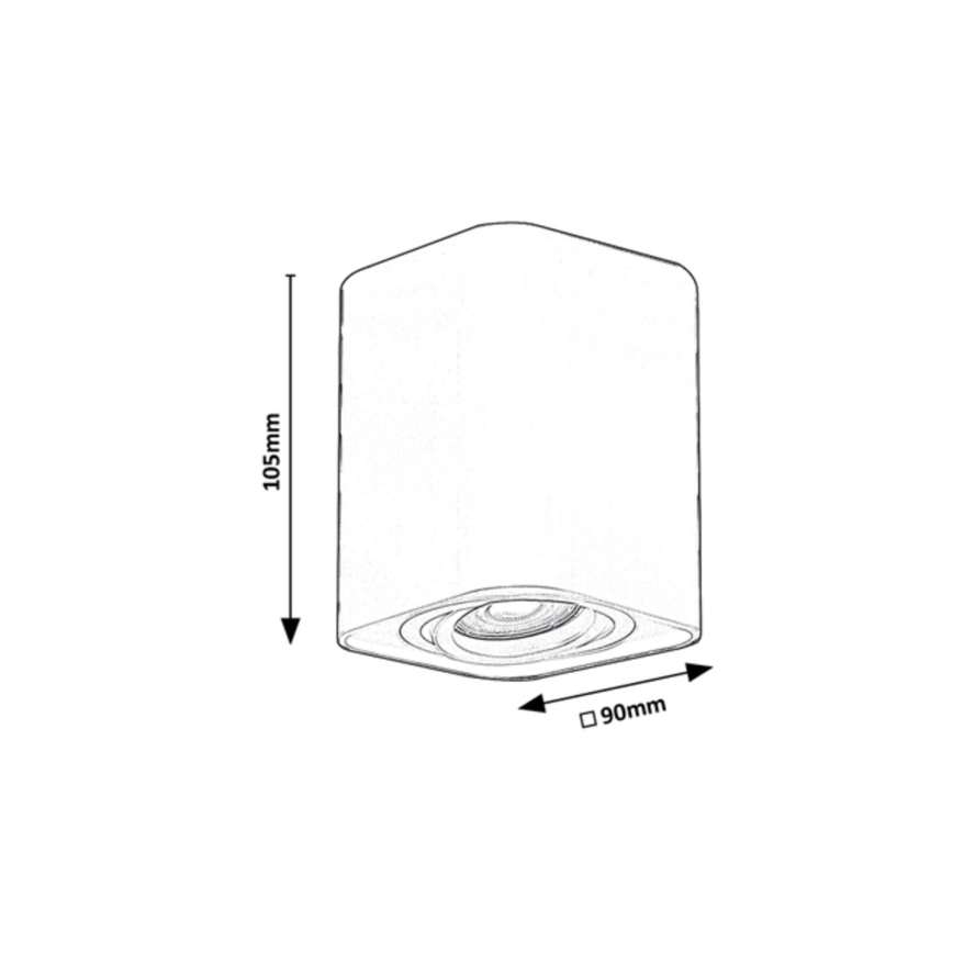 Rabalux - Bodové svietidlo 1xGU10/42W/230V biela