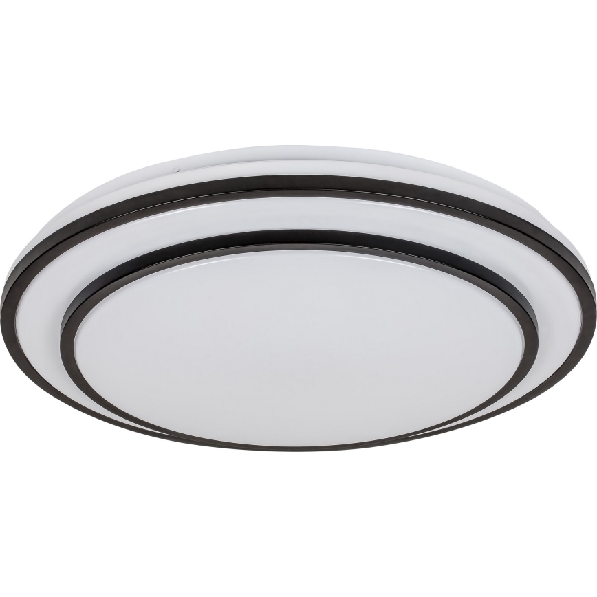 Rabalux - stmievateľné LED stropné svietidlo LED/40W/230V 3000-6500K čierne, priemer 49 cm + diaľkové ovládanie
