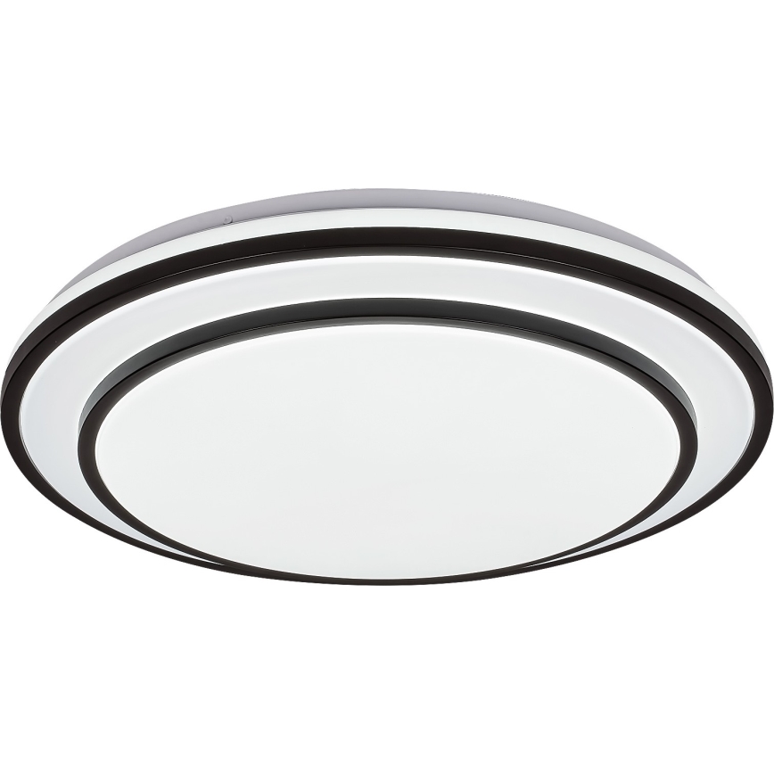 Rabalux - stmievateľné LED stropné svietidlo LED/40W/230V 3000-6500K čierne, priemer 49 cm + diaľkové ovládanie