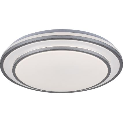 Rabalux - LED Stmievateľné stropné svietidlo LED/40W/230V 3000-6500K strieborná + diaľkové ovládanie