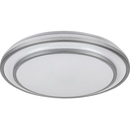 Rabalux - LED stmievateľné stropné svietidlo LED/40W/230V 3000-6500K strieborné pr. 49 cm + diaľkové ovládanie