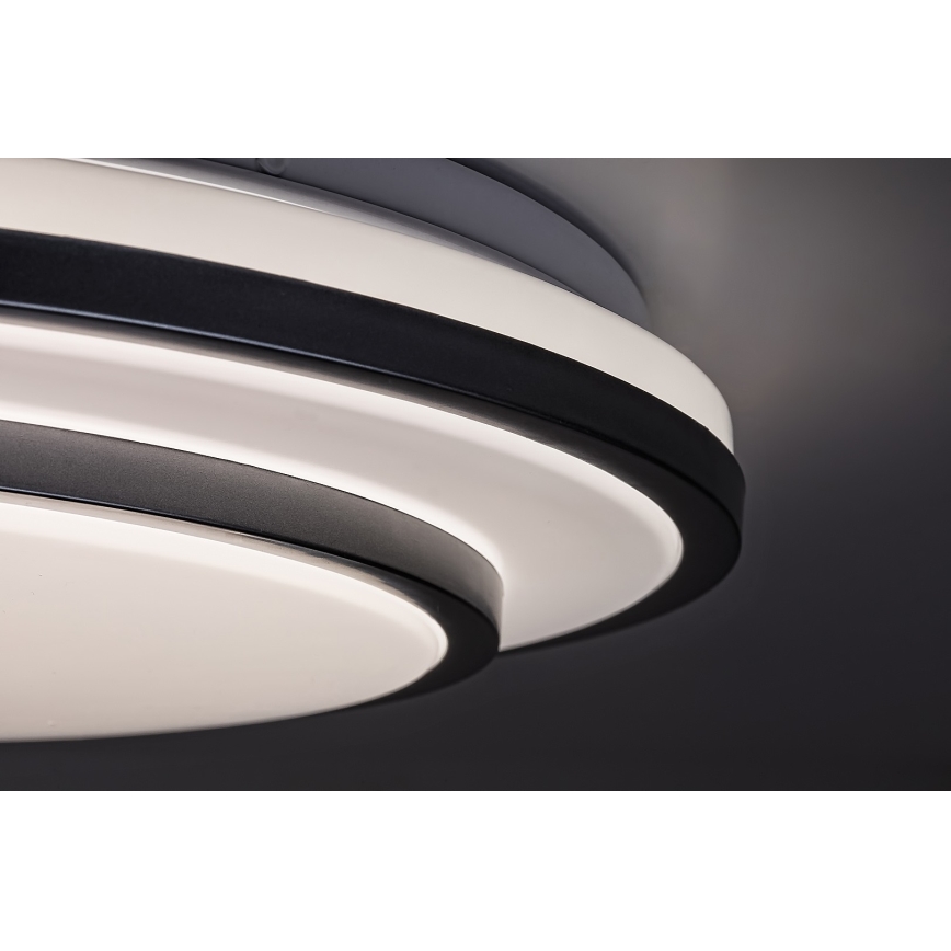 Rabalux - LED stmievateľné stropné svietidlo LED/40W/230V 3000-6500K strieborné pr. 49 cm + diaľkové ovládanie