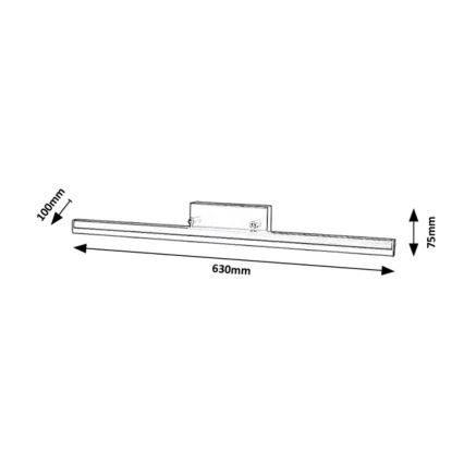 Rabalux - LED Kúpeľňové osvetlenie zrkadla LED/18W/230V 63 cm IP44