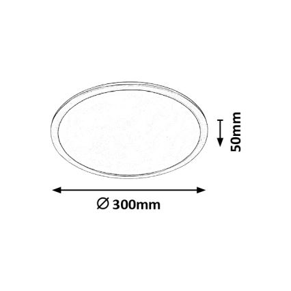 Rabalux - LED Stmievateľné stropné svietidlo LED/20W/230V pr. 30cm