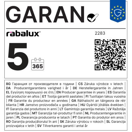 Rabalux - LED Nočné svetlo so senzorom súmraku LED/0,5W/230V 3000K pr. 65 mm