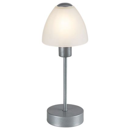 Rabalux - Stmievateľná stolná lampa 1xE14/40W/230V matný chróm