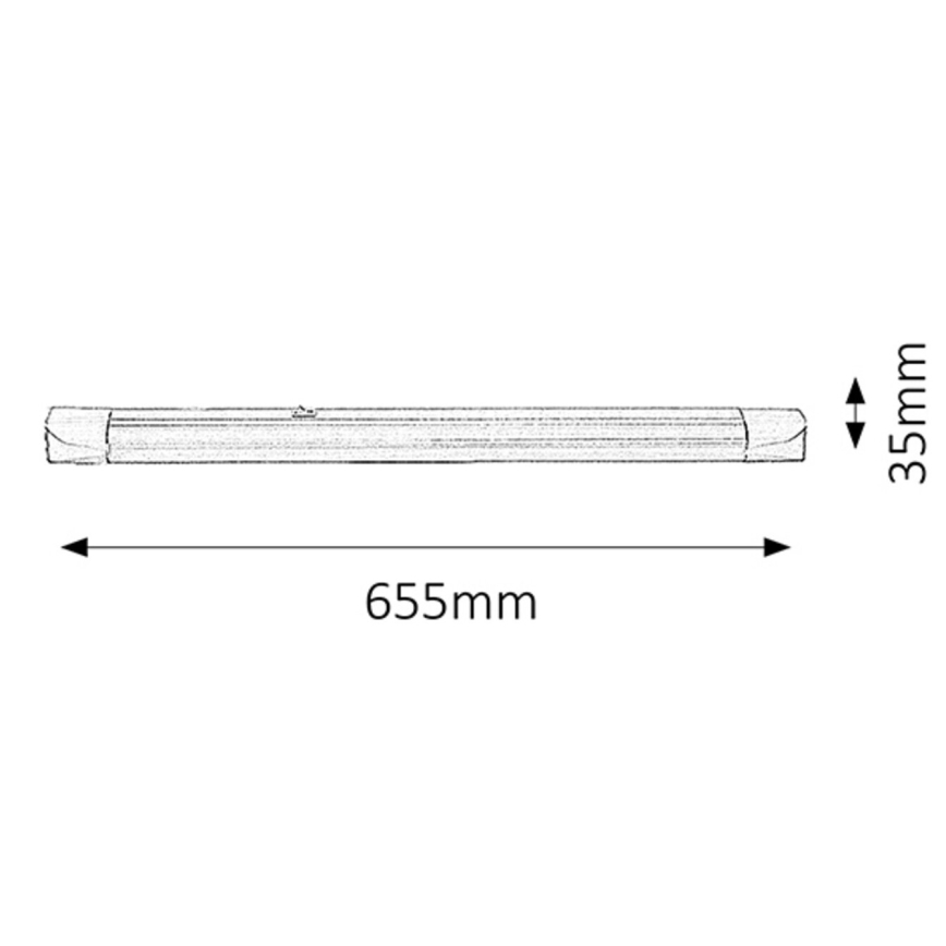 Rabalux - Podlinkové svietidlo 1xG13/18W/230V 65,5 cm
