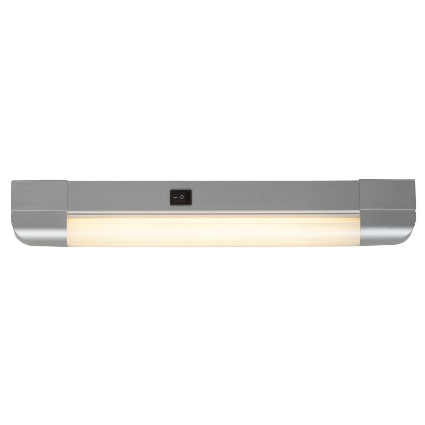 Rabalux - Podlinkové svietidlo BAND LIGHT 1xG13/10W/230V 39,5 cm strieborná