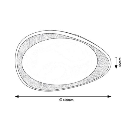 Rabalux - LED Stropné svietidlo LED/24W/230V