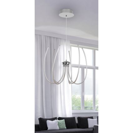 Rabalux 2434 - LED Luster ALISHA LED/62W/230V strieborná