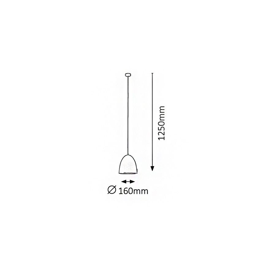 Rabalux 2589 - Luster OLIVIA 1xE27/60W/230V