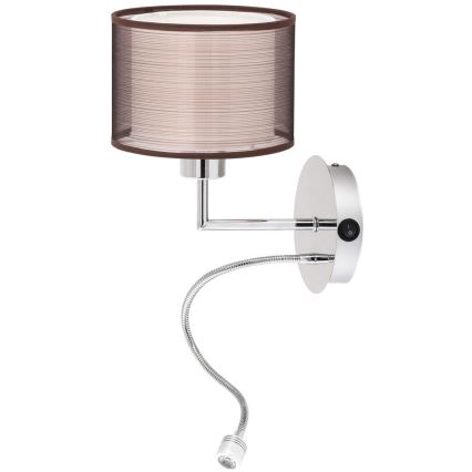 Rabalux - Nástenné svietidlo E27/60W + LED/1W