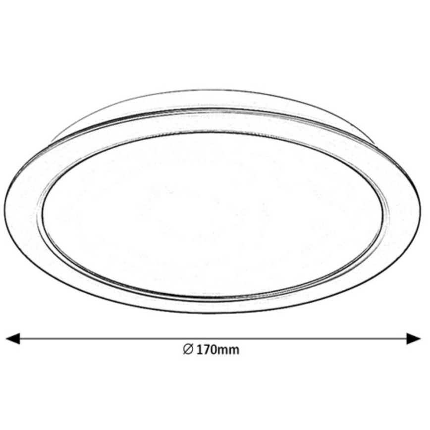 Rabalux - LED Podhľadové svietidlo LED/17W/230V pr. 17 cm