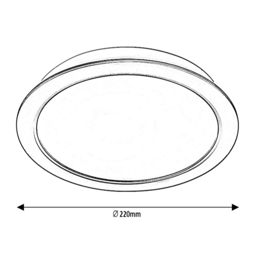 Rabalux - LED Podhľadové svietidlo LED/24W/230V pr. 22 cm