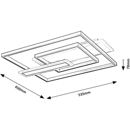Rabalux - LED Stropné svietidlo LED/50W/230V