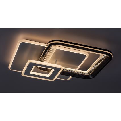 Rabalux - LED Stmievateľný prisadený luster LED/48W/230V 3000K/4000K/6000K + diaľkové ovládanie 49,5x49,5 cm