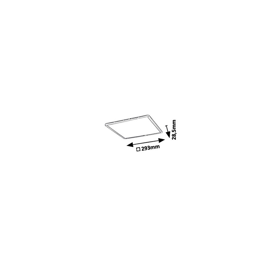 Rabalux 3429 - LED Stropné svietidlo PAVEL LED/18W/230V
