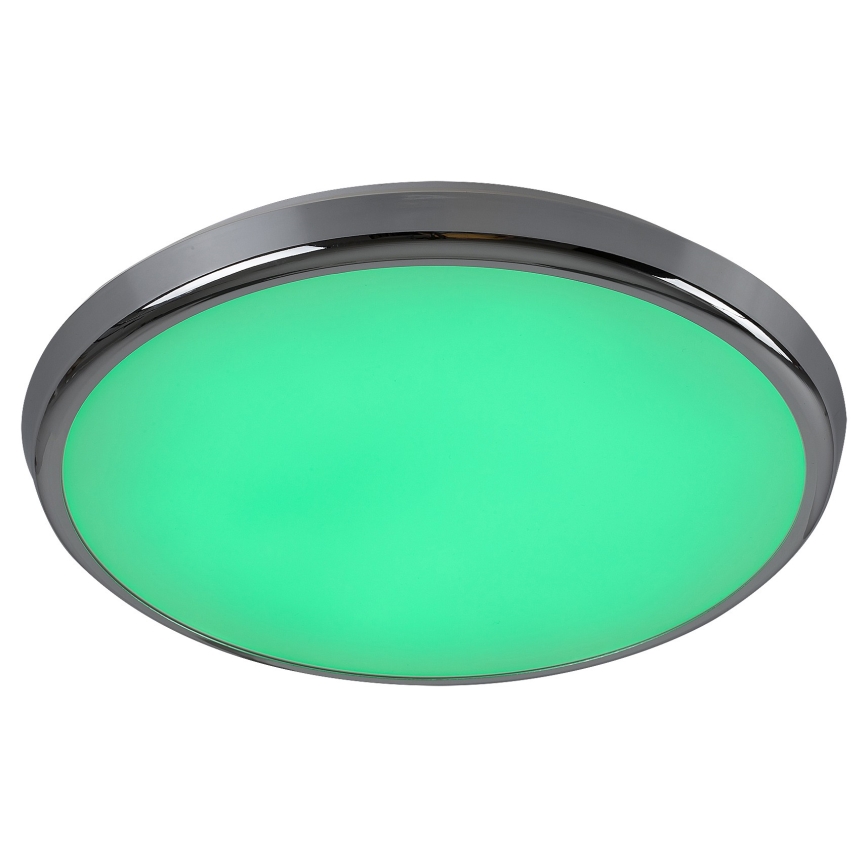 Rabalux - LED RGB Stmievateľné kúpeľňové stropné svietidlo LED/18W/230V pr. 30 cm 3000-6500K IP44 + diaľkové ovládanie