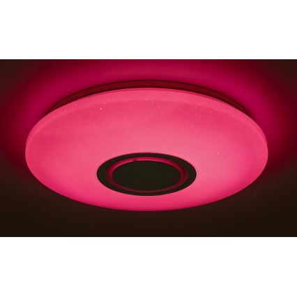 Rabalux - LED RGB Stmievateľné stropné svietidlo s reproduktorom LED/24W/230V Wi-Fi Tuya + diaľkové ovládanie