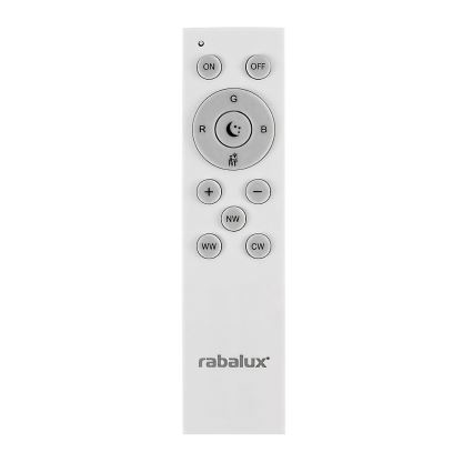Rabalux - LED RGB stmievateľné stropné svietidlo LED/40W/230V 2700-6500K Wi-Fi Tuya priemer 51 cm + diaľkové ovládanie