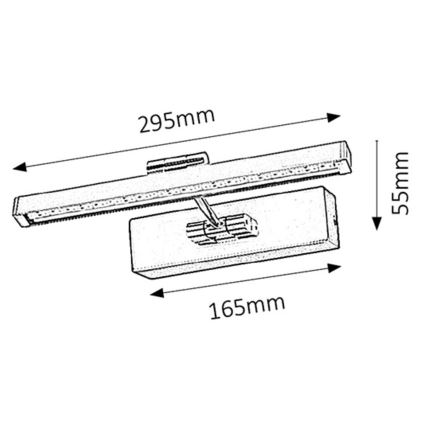 Rabalux - LED Obrazové svietidlo LED/5W/230V