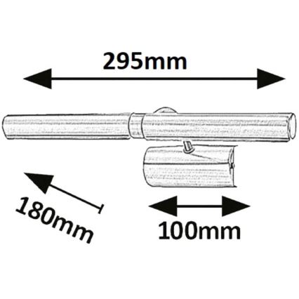 Rabalux - LED Obrazové svietidlo 2xG9/2W/230V