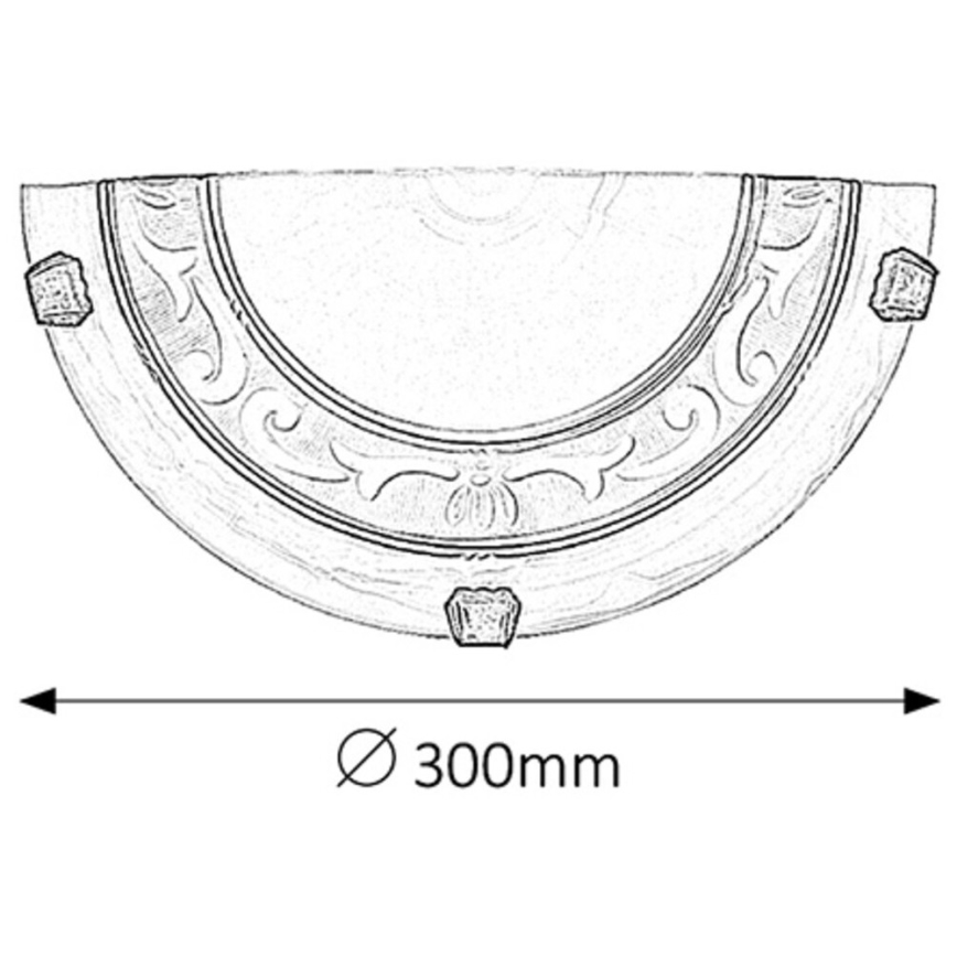 Rabalux - Nástenné svietidlo 1xE27/60W/230V