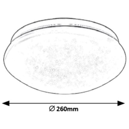 Rabalux - LED Stropné svietidlo LED/12W/230V