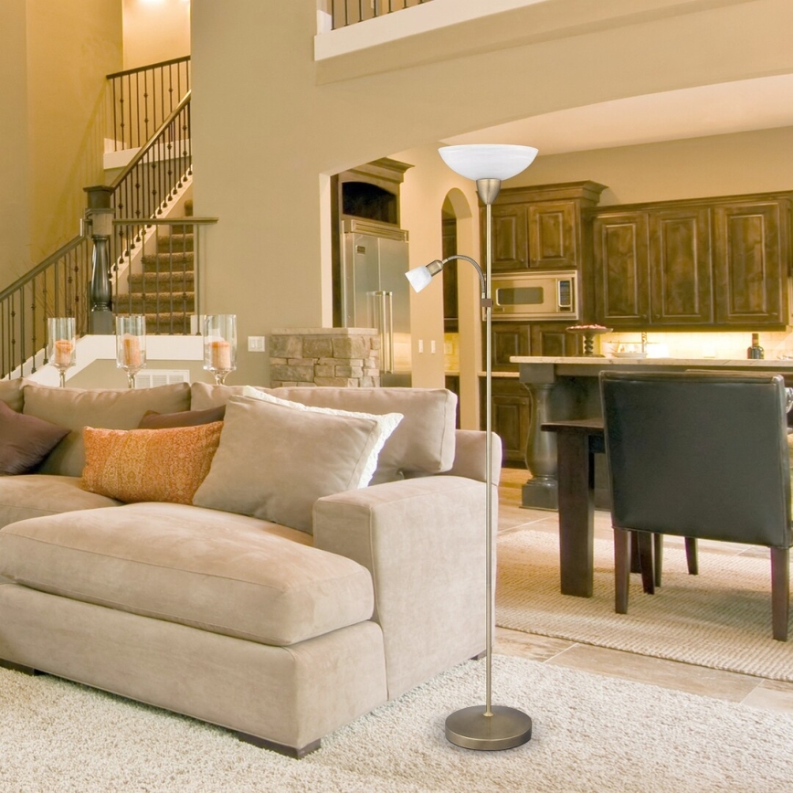 Rabalux - Stojaca lampa 1xE27/60W + 1xE14/40W