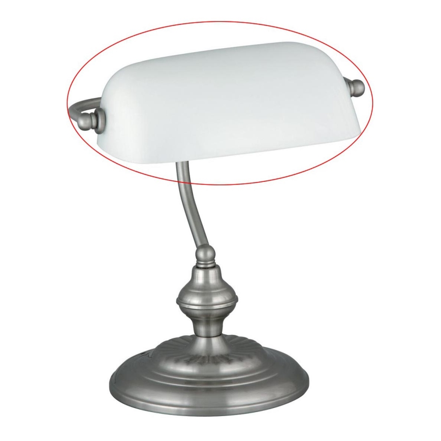 Rabalux 4037 - Náhradné sklo k  stolnej lampe BANK E27