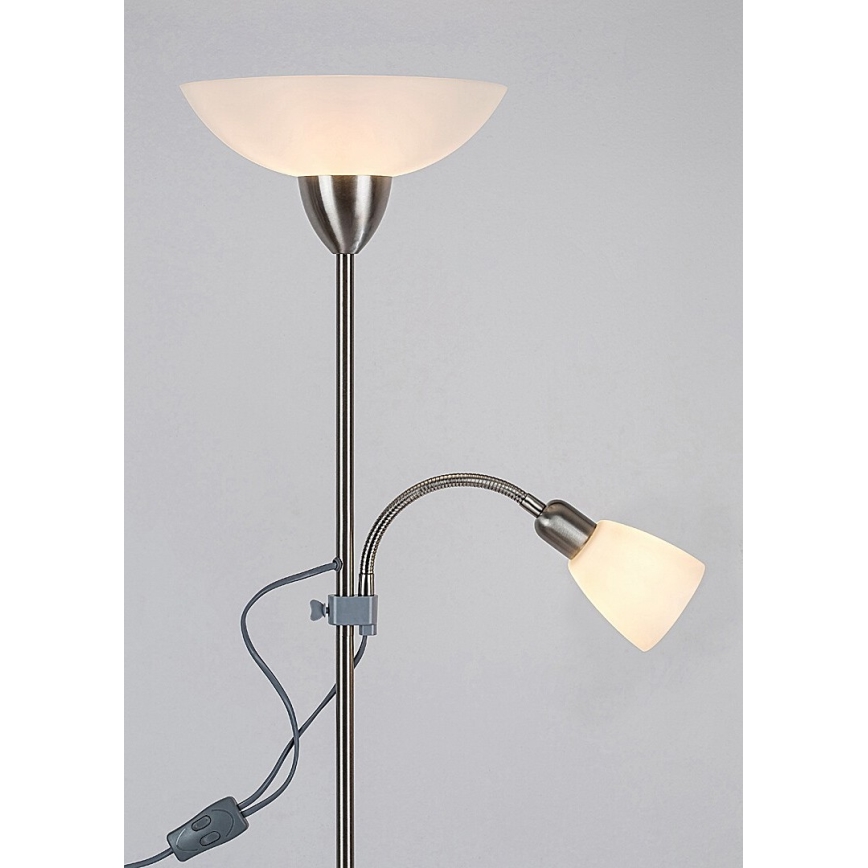 Rabalux - Stojaca lampa 1xE27/60W + E14/40W
