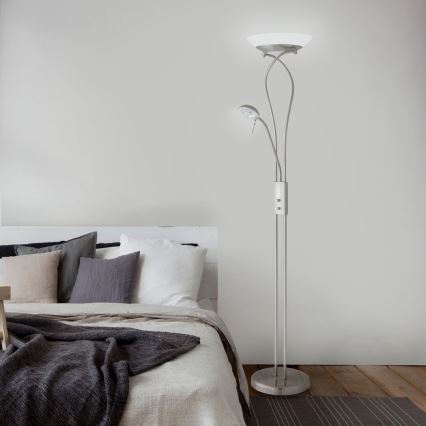 Rabalux - Stmievateľná stojacia lampa 1xR7s/230W + 1xG9/40W