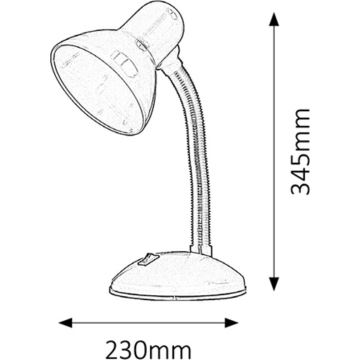 Rabalux - Stolná lampa 1xE27/40W/230V