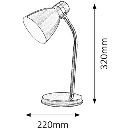 Rabalux - Stolná lampa 1xE14/40W/230V