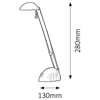 Rabalux - LED stolná lampa 1xLED/5W/230V