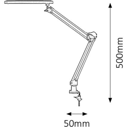 Rabalux - LED stolná lampa LED/5,6W/230V