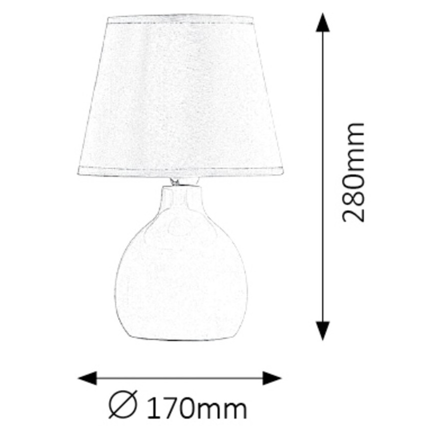 Rabalux - Stolná lampa 1xE14/40W/230V