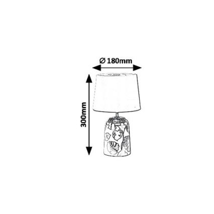 Rabalux 4548 - Stolná lampa SONAL 1xE14/40W/230V