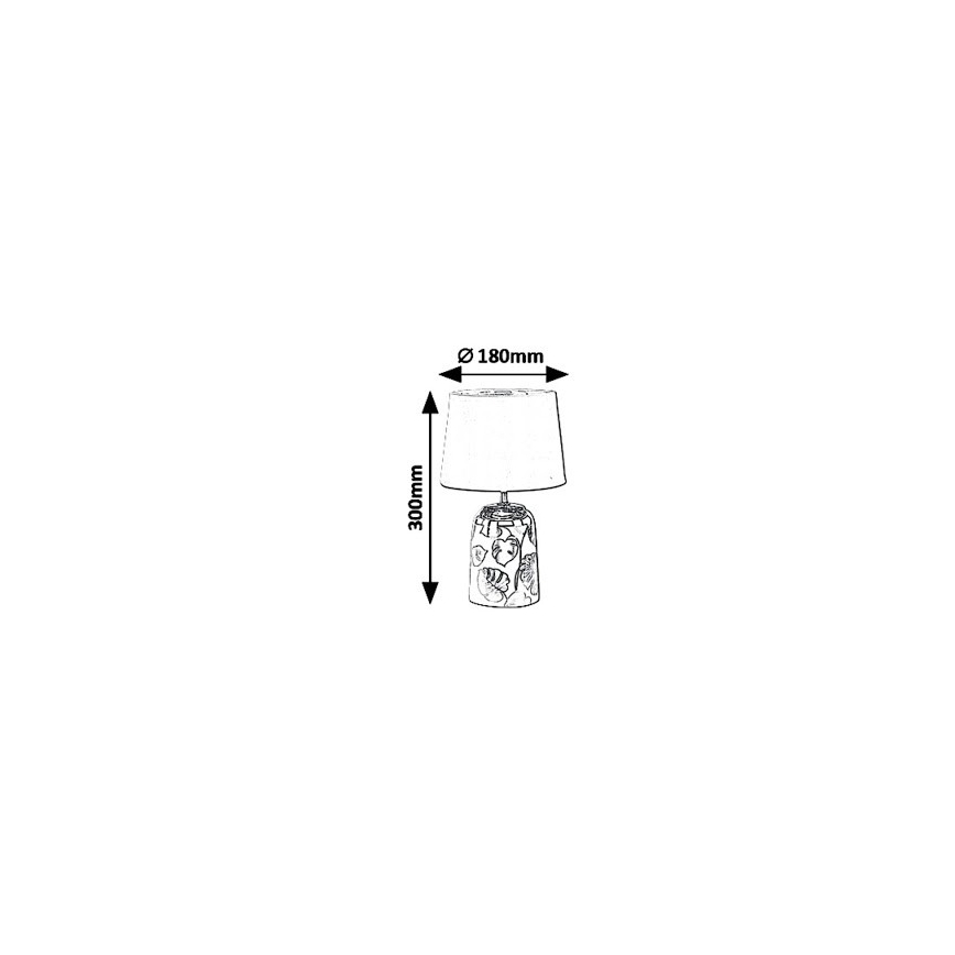 Rabalux 4548 - Stolná lampa SONAL 1xE14/40W/230V
