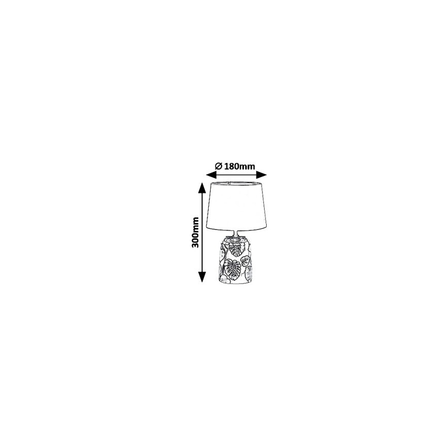 Rabalux 4549 - Stolná lampa SONAL 1xE14/40W/230V
