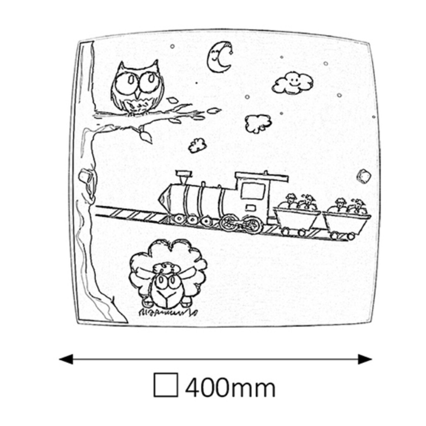 Rabalux - Detské nástenné svietidlo 2xE27/60W