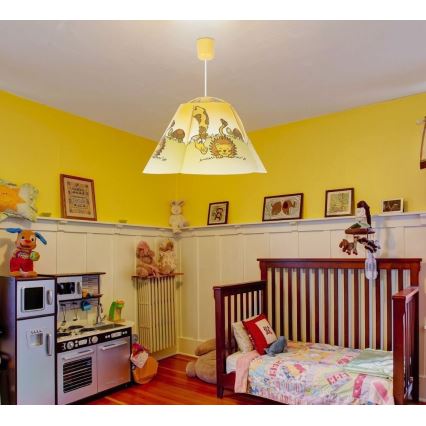 Rabalux 4568 - Detské závesné svietidlo LEON E27/60W