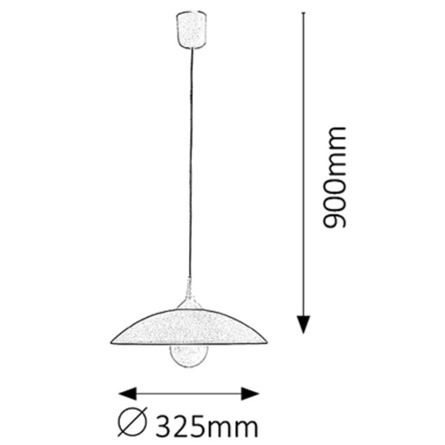 Rabalux - Luster 1xE27/60W/230V