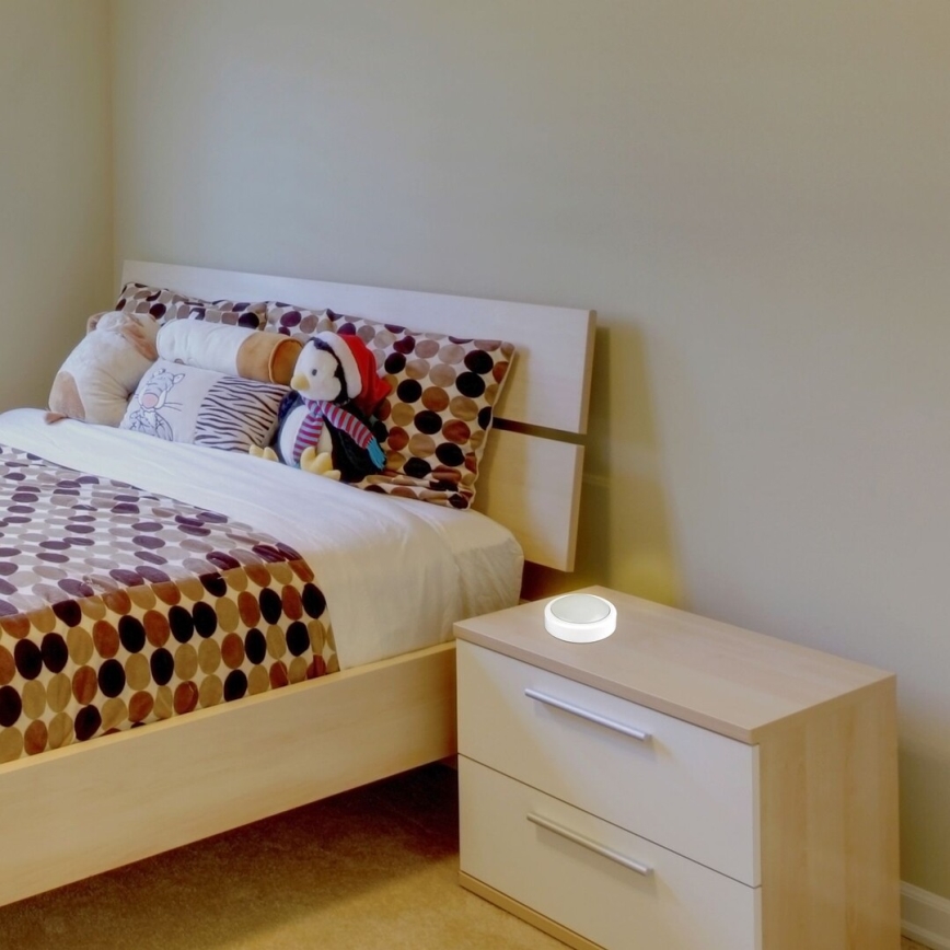 Rabalux - LED dotyková lampička LED/0,3W/2xAA biela