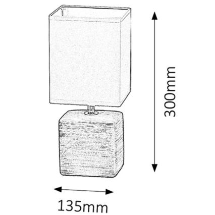 Rabalux - Stolná lampa 1xE14/40W/230V