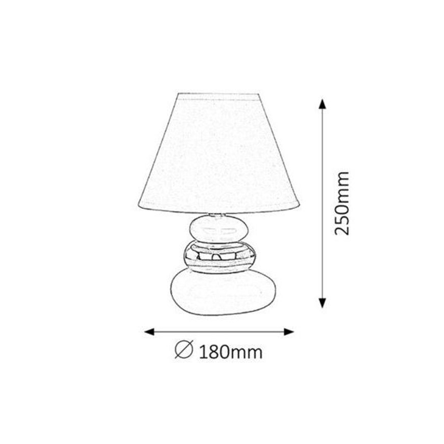 Rabalux - Stolná lampa 1xE14/40W/230V