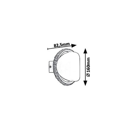 Rabalux 5049 - LED Nástenné svietidlo CAPRIANA LED/6W/230V