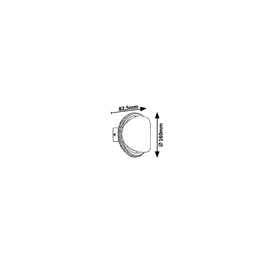 Rabalux 5049 - LED Nástenné svietidlo CAPRIANA LED/6W/230V